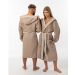 Халат вафельный с капюшоном Woodson, creamy (54). Превью № 10