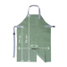 Фартук для работы с грилем, мангалом и барбекю, зелёный. Превью № 6