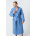 Халат для бани вафельный мужской Люкс C, цвет Голубой, размер 50. Превью № 2