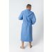 Халат для бани вафельный мужской Люкс C, цвет Голубой, размер 50. Превью № 4