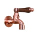 Кран для бани с деревянной ручкой S-73, медный. Превью № 1