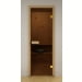 Дверь стеклянная Sauna Market, бронза 70х190, коробка ОСИНА/БЕРЁЗА. Превью № 1