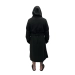 Халат с капюшоном Oversize Black Banya флис (размера 50-56) мужской. Превью № 3