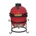 Керамическая гриль Kamado Tabletop 13 (диаметр 33 см) настольный красный. Превью № 1