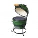 Керамическая гриль Kamado Tabletop 13 (диаметр 33 см) настольный зеленый. Превью № 2