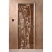 Дверь Весна цветы бронза 190х70 (по коробке). Превью № 1