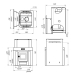 Газо-дровяная банная печь Ермак Уралочка 16 (Сталь). Превью № 3