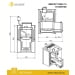 Банная печь Эверест INOX 15 (211) под обкладку. Превью № 3