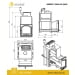 Банная печь Эверест INOX 20 (205) под обкладку. Превью № 3