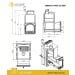 Банная печь Эверест INOX 25 (205) под обкладку. Превью № 3