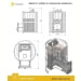 Чугунная банная печь Эверест Ковка 24 (280) закрытая каменка. Превью № 2