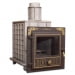 Чугунная Банная Печь Гефест в сетке 35 (П). Превью № 3