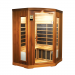 Трёхместная угловая инфракрасная сауна Helo HSI 70 C (канадский кедр) . Превью № 1