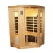 Трёхместная угловая инфракрасная сауна Helo HSI 70 H (хемлок) . Превью № 1