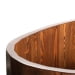 Купель Maestro Woods Овальная Лиственница морёная 0.69х1.31 H=1.4м. Превью № 2