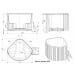Купель Composit Угловая 1,6х1,6 H=1,1м термососна. Превью № 2