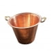 Ведро медное ЕМ-8 с ручками диаметр 29 см. Превью № 1
