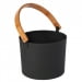 Ведро Maestro Woods Premium-Line с дугообразной ручкой 5л, black. Превью № 1