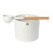 Комплект для бани и сауны Maestro Woods Premium-Line, ковш и ведро 5л, white. Превью № 2