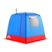 Баня палатка МОРЖ, сине-красный. Превью № 1