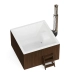 Купель PolarSpa ELITE QUATTRO 180 термоберёза тёмная. Превью № 3