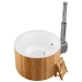 Купель PolarSpa COMFORT HOT 195 термоберёза светлая. Превью № 3