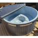 Купель PolarSpa LIGHT 195 термососна графит, цвет чаши бежевый. Превью № 5