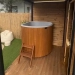 Купель PolarSpa CORNER SMALL 130 термоберёза тёмная. Превью № 6