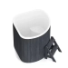 Купель PolarSpa CORNER SMALL 130 термососна графит. Превью № 1