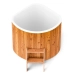 Купель PolarSpa CORNER SMALL 130 термоберёза светлая. Превью № 2