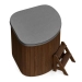 Купель PolarSpa CORNER SMALL 130 термоберёза тёмная. Превью № 4