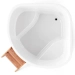 Купель PolarSpa CORNER BIG 160 термоберёза светлая. Превью № 2
