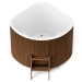 Купель PolarSpa CORNER BIG 160 термоберёза тёмная. Превью № 2