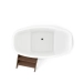 Купель PolarSpa STANDART DOUBLE 79 термоберёза тёмная. Превью № 4