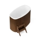 Купель PolarSpa STANDART DOUBLE 79 термоберёза тёмная. Превью № 1