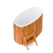 Купель PolarSpa STANDART DOUBLE 79 термоберёза светлая. Превью № 1