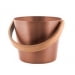 Ведро RENTO алюминиевое с бамбуковой ручкой, медь. Превью № 1