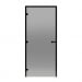 Дверь для парной Harvia ALU Black Line 9х21 коробка черная, стекло серое. Превью № 1