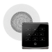Комплект влагостойкой акустической системы SW ECO Black MINI-1 (одна колонка, круг). Превью № 1