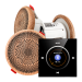 Комплект влагостойкой акустической системы SW NOISE Black MINI Wood-3 (три колонки, круг). Превью № 1