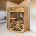 Инфракрасная сауна Tylo Tylosand INFRA CABIN T870H BLACK. Превью № 9