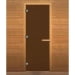Дверь для бани и сауны Везувий Бронза матовая 81х201см. Превью № 2