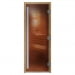 Дверь для сауны Maestro Woods Престиж Бронза 800х2100 правая. Превью № 1