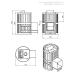 Банная печь Везувий Ураган Стандарт 16 (ДТ-4С). Превью № 2