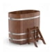 Купель Овальная Bentwood из морёной лиственницы Премиум 0,76 х 1,16 х 1,1 м. Превью № 1