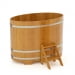 Купель Овальная Bentwood из натурального дуба 1,02 х 1,68 х 1,2 м. Превью № 1
