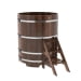 Купель Круглая Bentwood из морёной лиственницы Премиум 1,17 х 1,17 х 1,4 м. Превью № 1