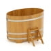 Купель Овальная Bentwood из натурального дуба 1,02 х 1,68 х 1,1 м. Превью № 1
