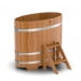 Купель Овальная Bentwood из натурального дуба 0,59 х 1,06 х 1,1 м. Превью № 1