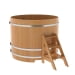 Купель Круглая Bentwood из натуральной лиственницы Премиум 1,50 х 1,50 х 1,2 м. Превью № 1